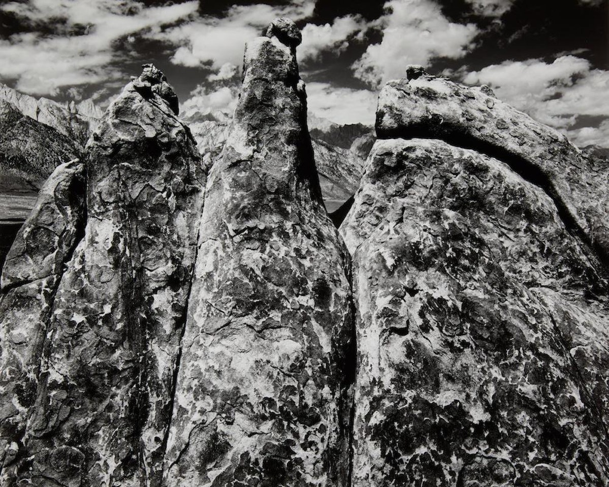 Pinnacles, Alabama Hills, Owens Valley, California, 1945 by Ansel Adams
