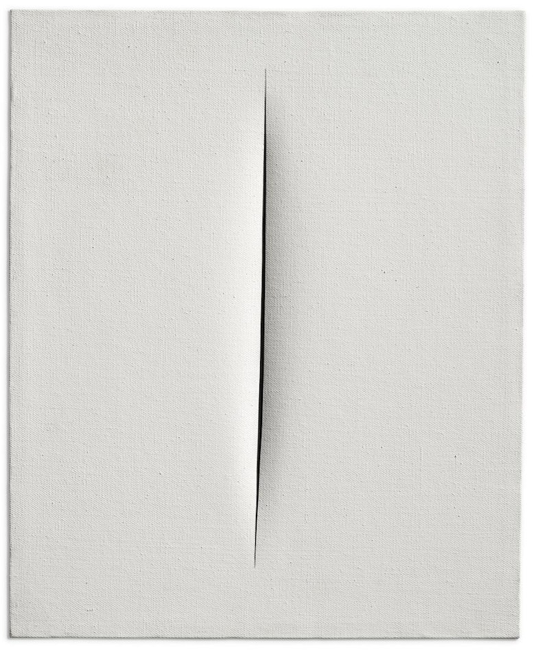 Concetto spaziale, Attesa by Lucio Fontana