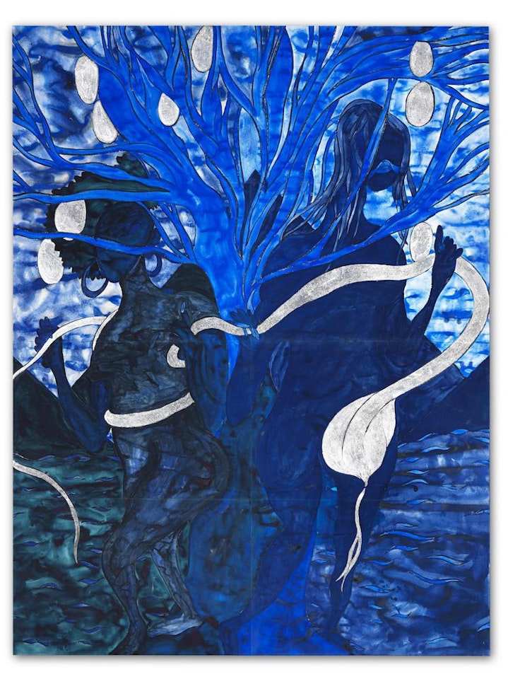 Blind Leading Blind by Chris Ofili