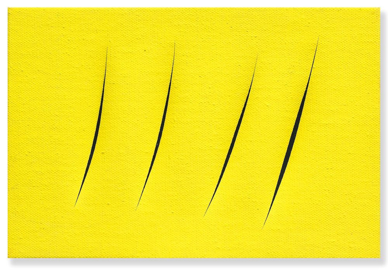 Concetto spaziale, Attese by Lucio Fontana