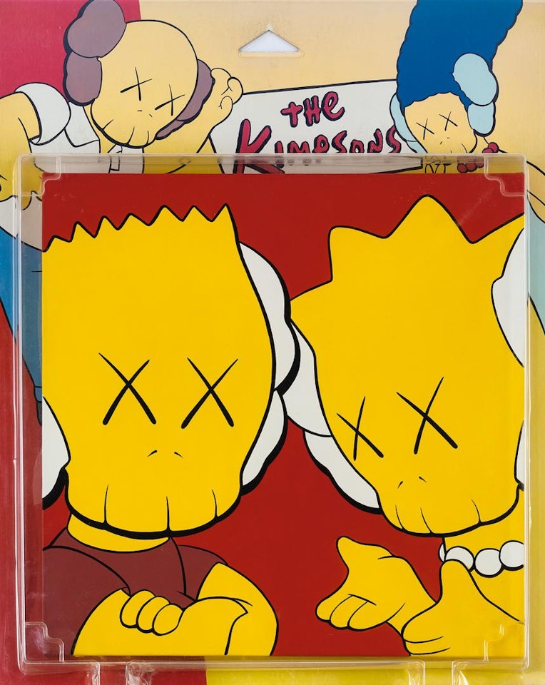 UNTITLED (KIMPSONS 6) PACKAGE PAINTING SERIES by Kaws