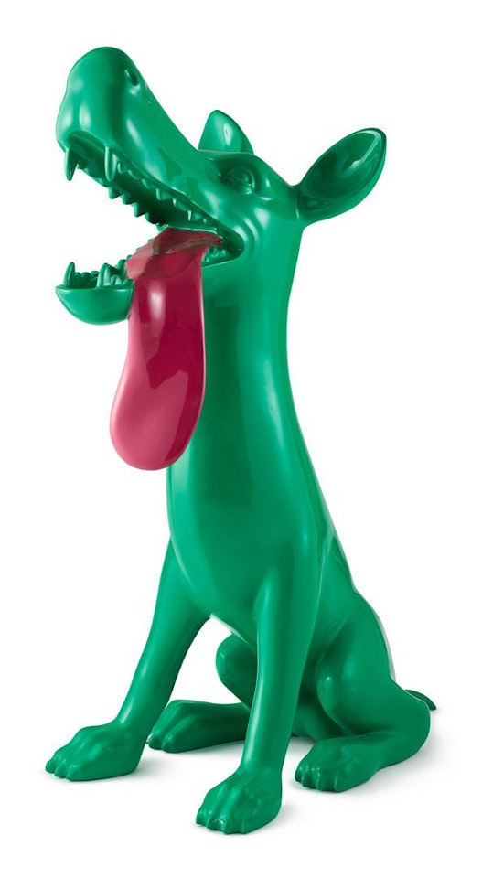 GREEN DOG by Zhou Chunya