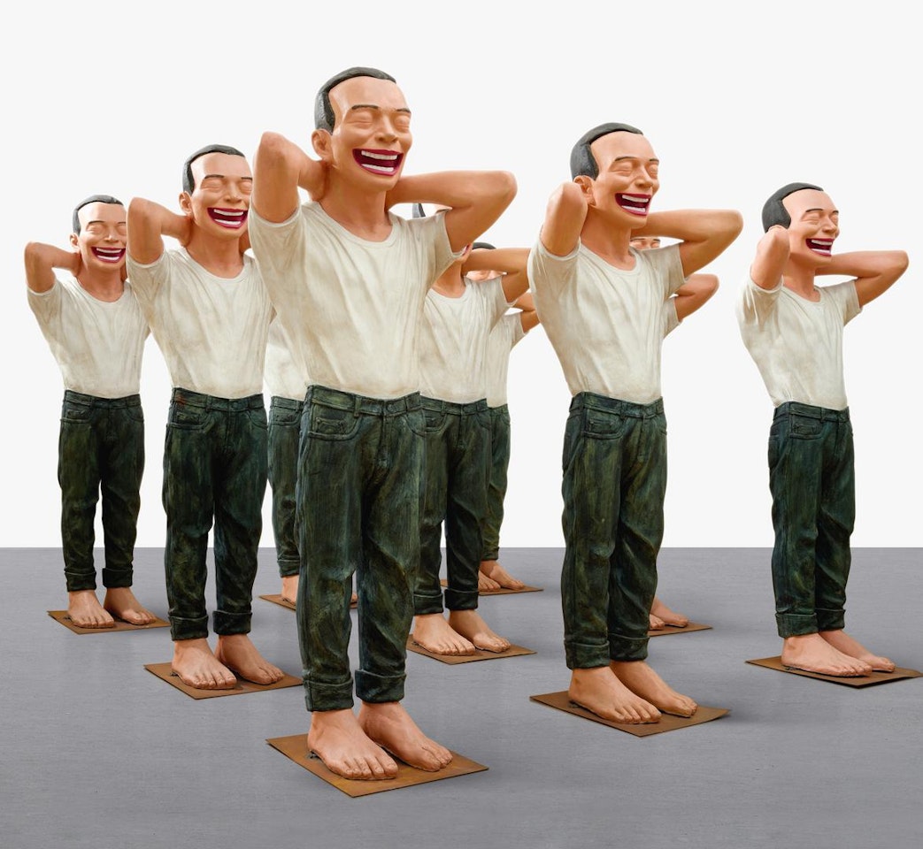 CONTEMPORARY TERRACOTTA WARRIORS - 2 by Yue Minjun