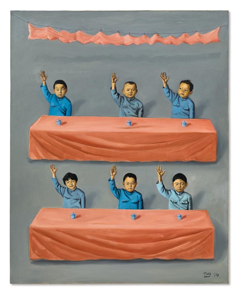 CHILDREN MEETING NO. 9 by Tang Zhigang