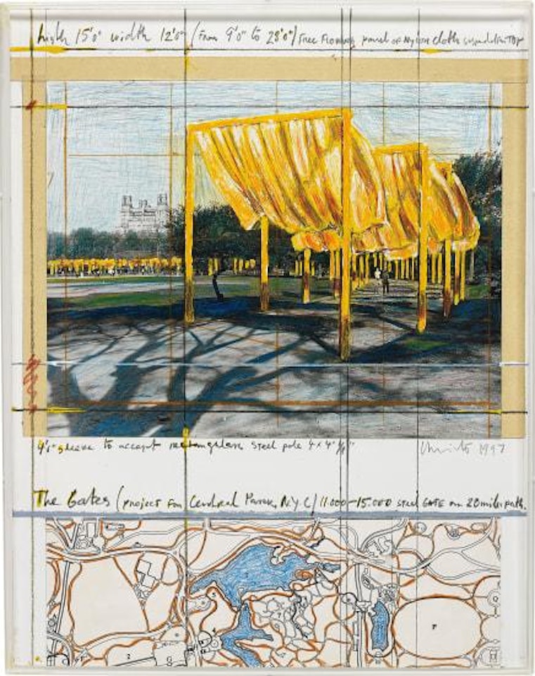 The Gates (Project for Central Park, N. Y. C.) by Christo