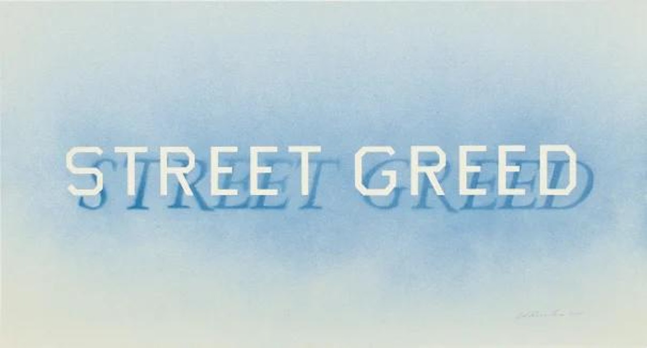 Street Greed by Ed Ruscha