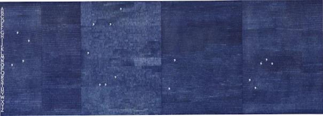 Ogni lettera un suono by Alighiero Boetti