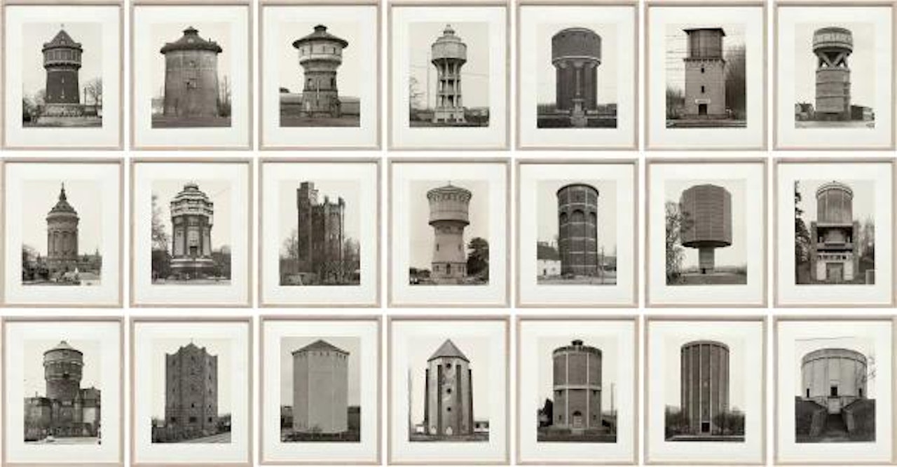 Watertowers by Bernd & Hilla Becher