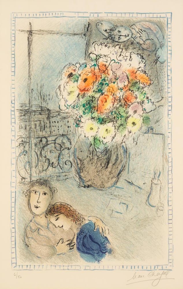 Les Renoncules (M. 704) by Marc Chagall