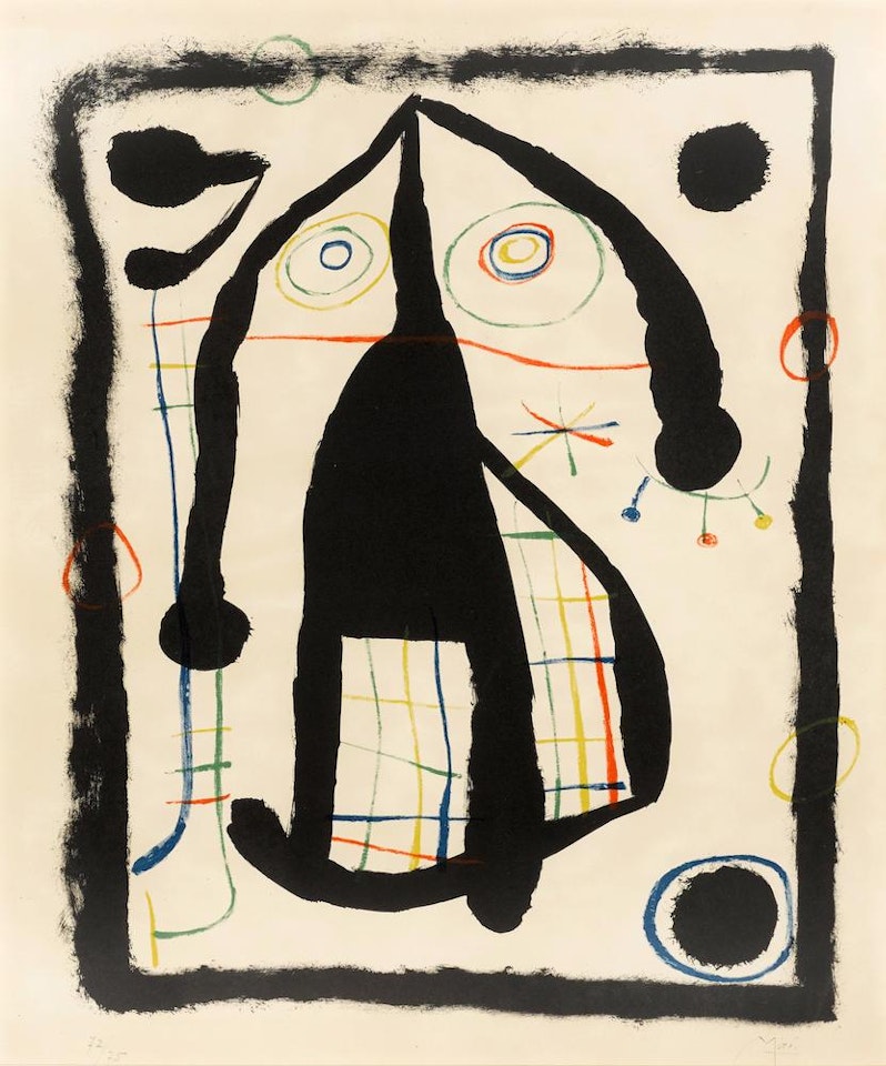 Le Femme Etrangère (M. 252) by Joan Miró