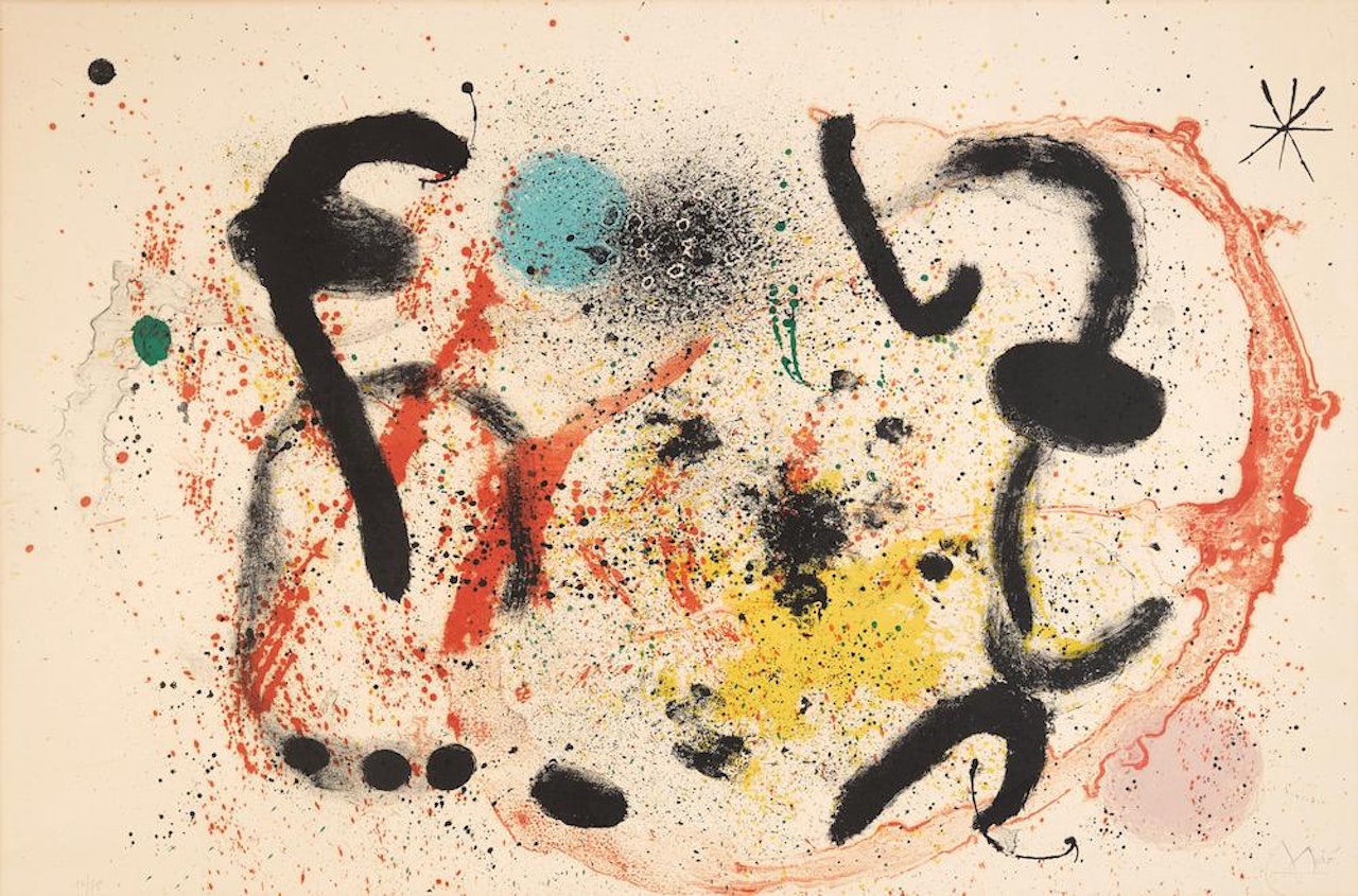 The Ritual Combat (M. 395) by Joan Miró