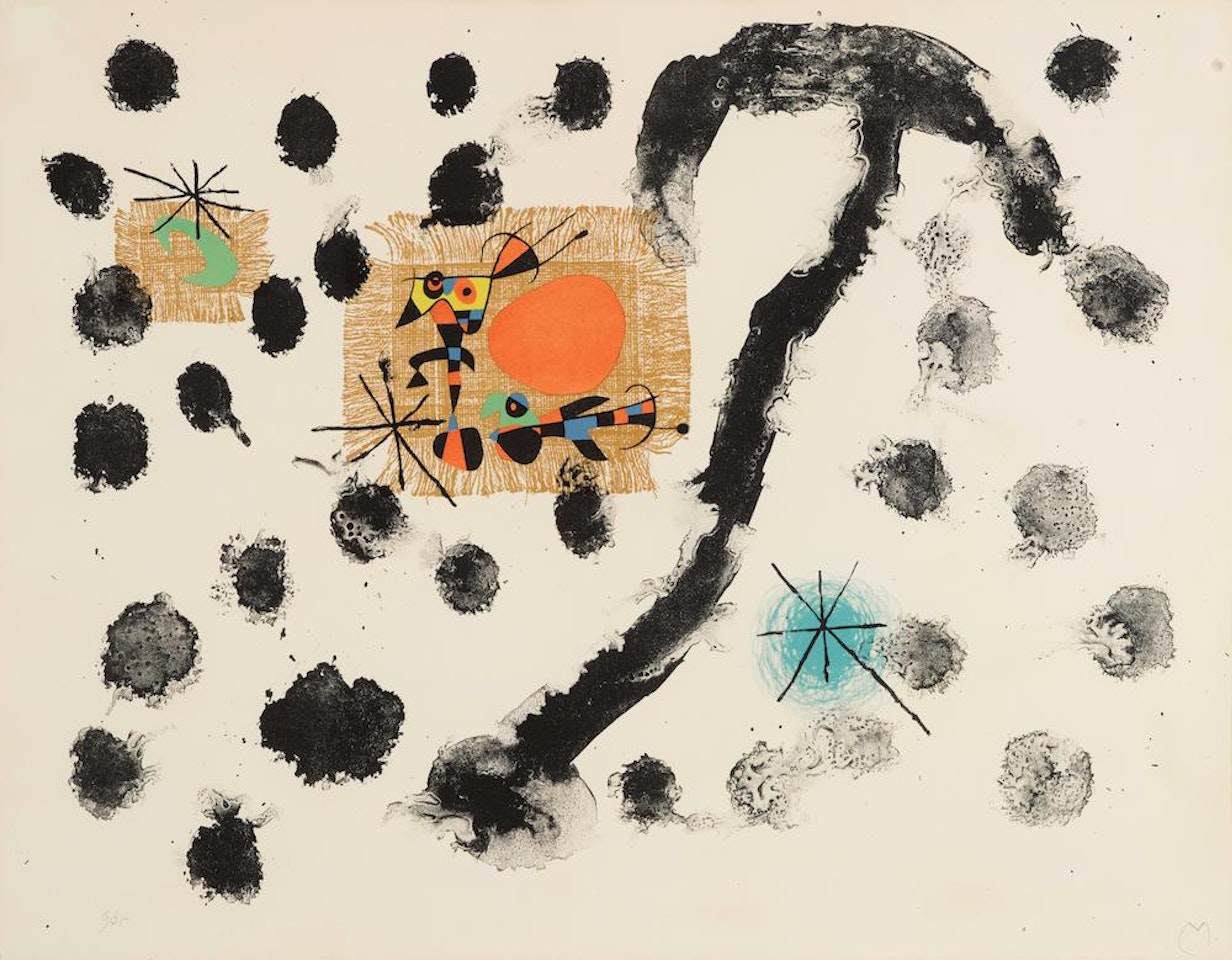 Plate 8, from Album 19 (M. 319; C. bk. 70) by Joan Miró