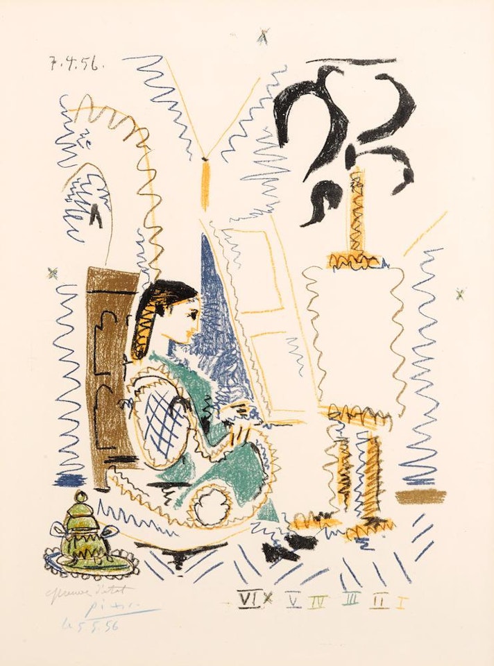 L'Atelier de Cannes (B. 794; M. 279) by Pablo Picasso