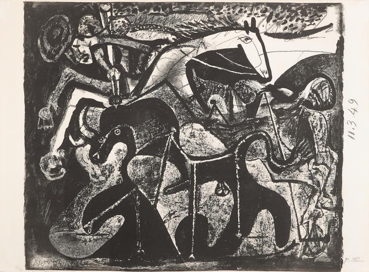 Corrida, Le Picador (B. 599; M. 172) by Pablo Picasso