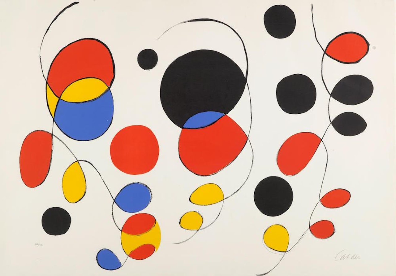 Copeaux de Couleurs by Alexander Calder