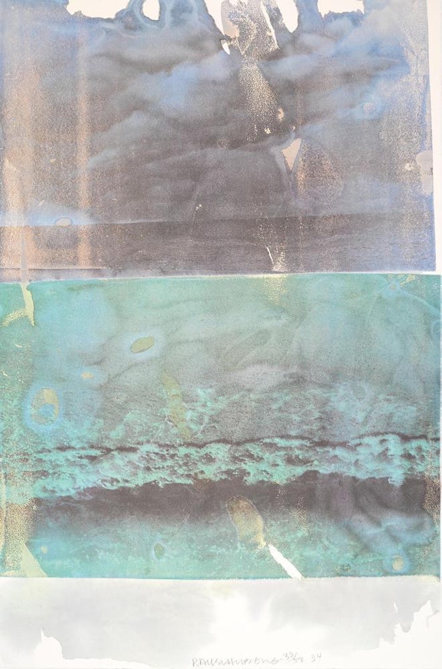Music, from Tribute 21 by Robert Rauschenberg