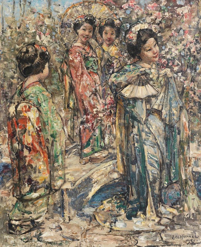 Geisha Girls by Edward Atkinson Hornel