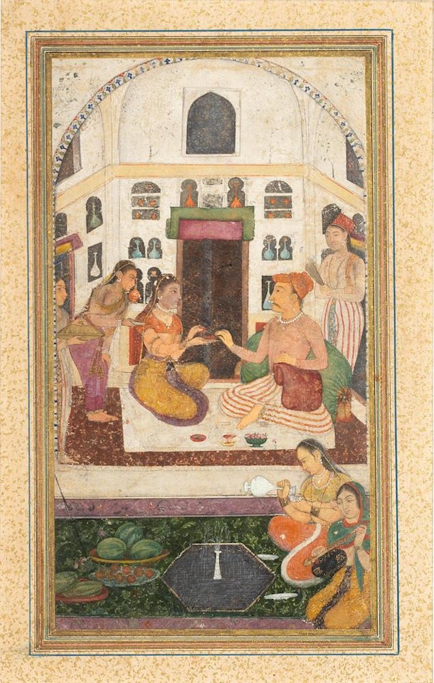 A nobleman entertained in his harem by Anonymous