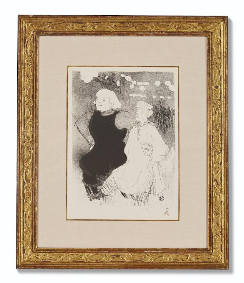 Au Moulin Rouge: L'Union Franco-Russe (D. 50; W. 40; Adr. 55) by Henri de Toulouse-Lautrec