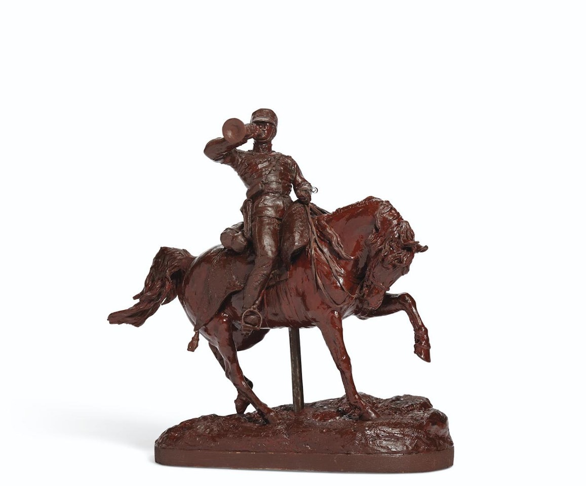 Hussar Trumpeter by Eugene Alexandrovic Lanceray