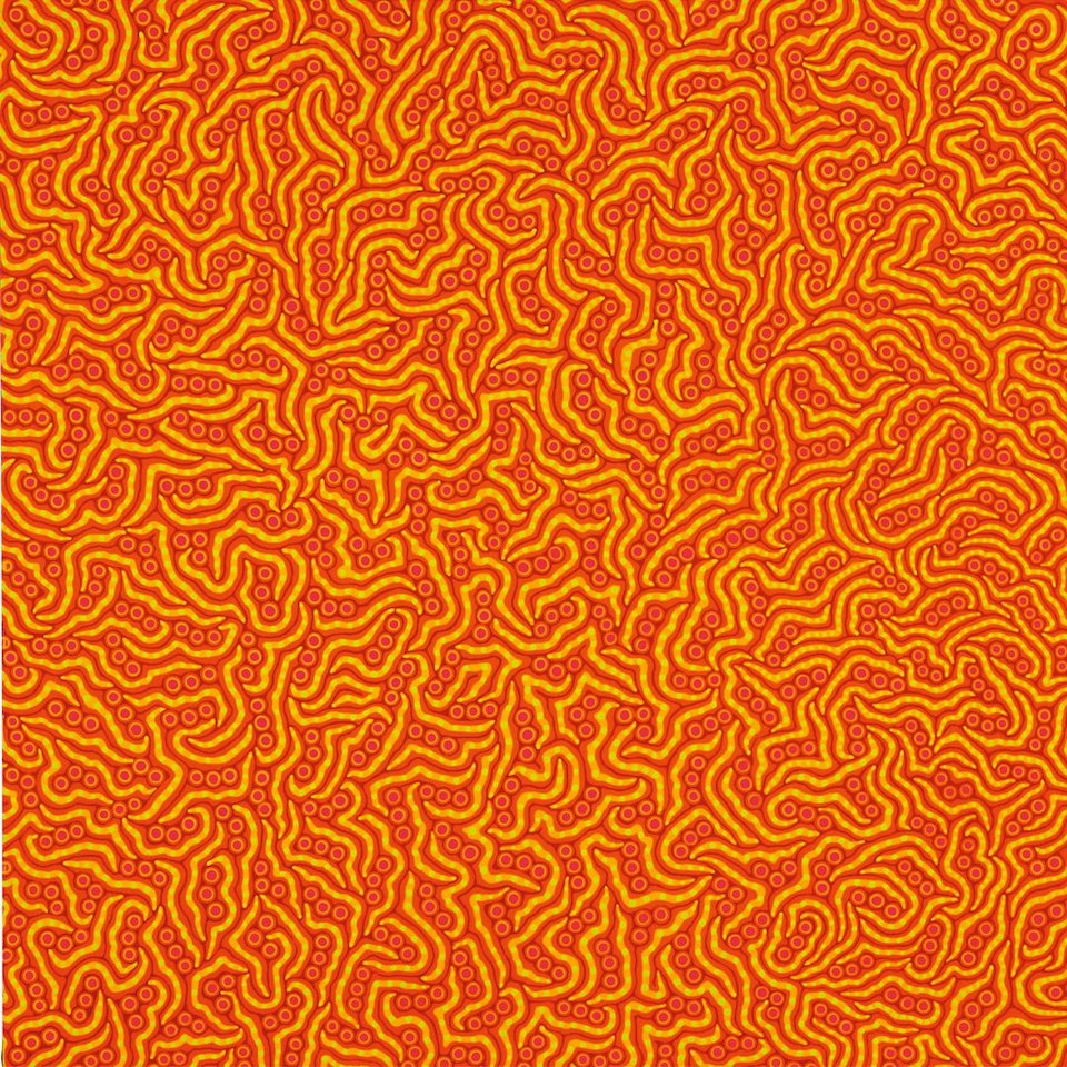 THE CANAL IN GLOW by Yayoi Kusama