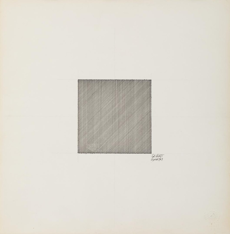 LINES IMPOSED by Sol LeWitt