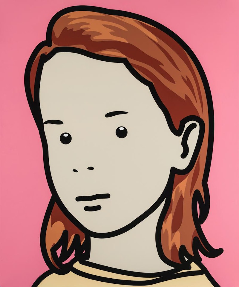 DAFNE, SCHOOL GIRL by Julian Opie