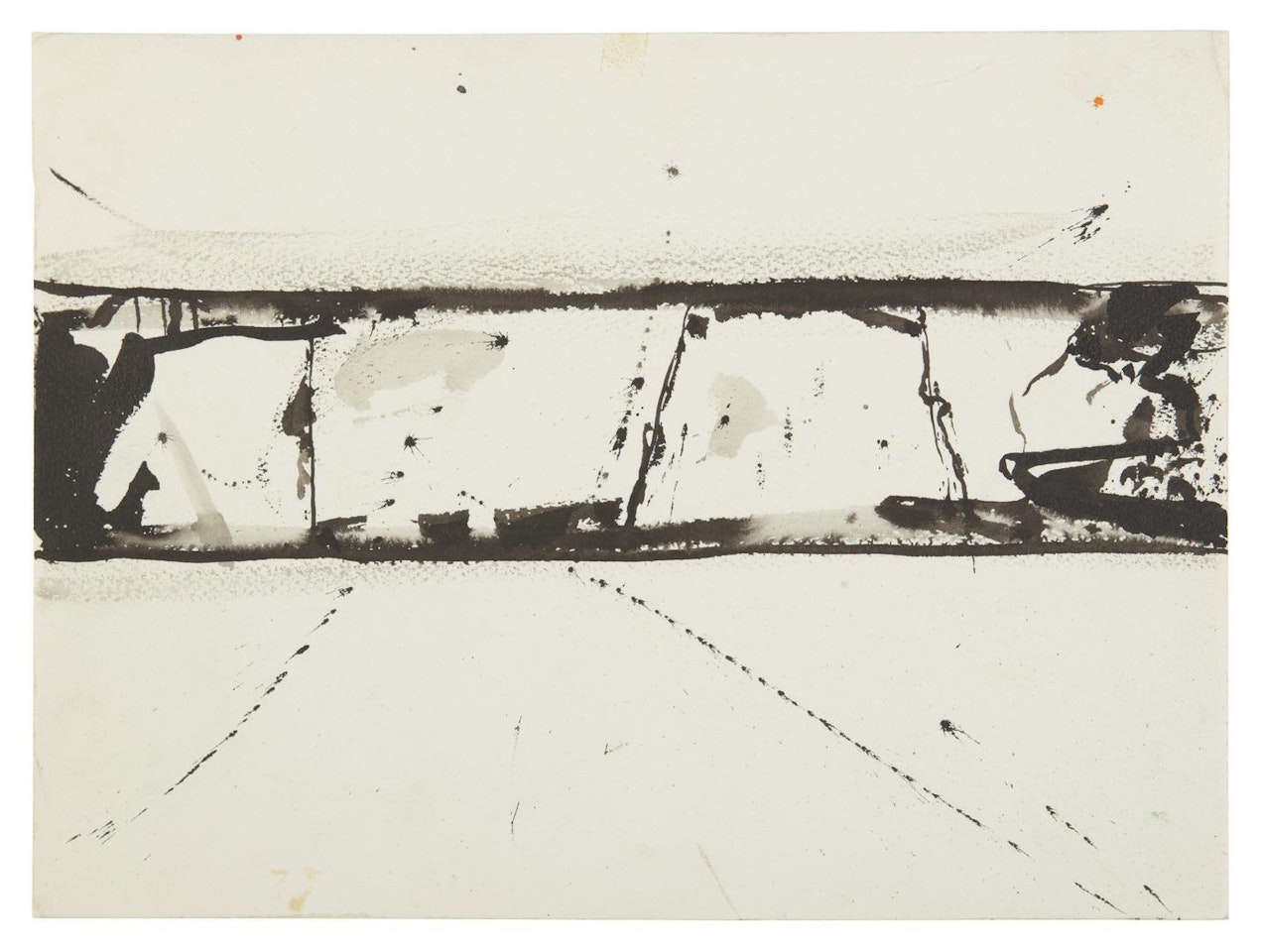 SKETCH FOR CHASE BANK MANHATTAN MURAL by Sam Francis