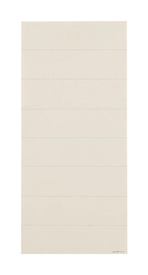 FOLDED PAPER PIECE by Sol LeWitt