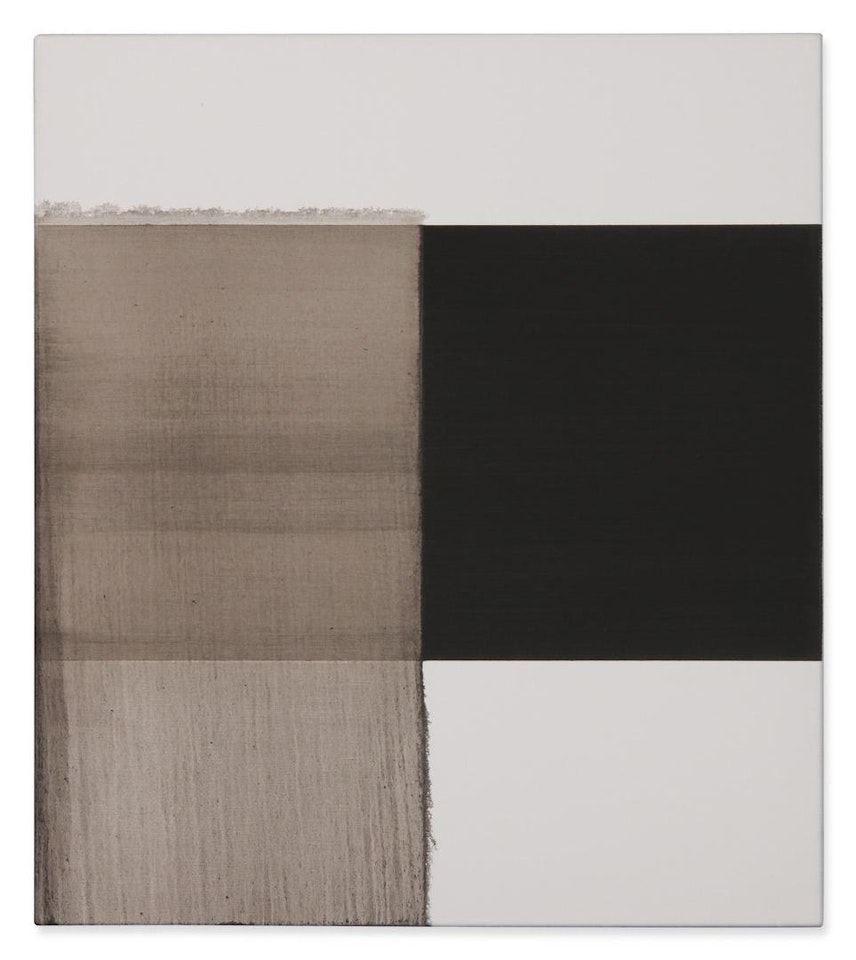 EXPOSED PAINTING INTENSE BLACK by Callum Innes