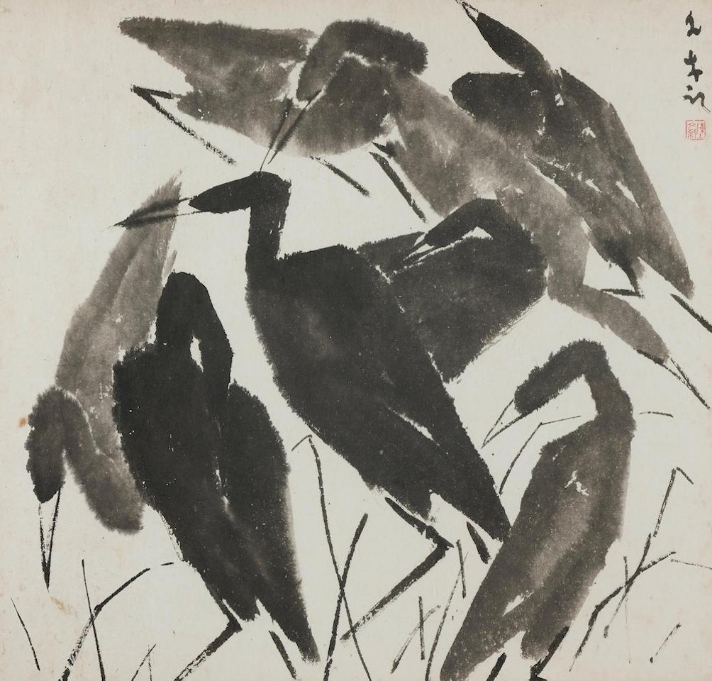 Egrets by Chen Wen Hsi