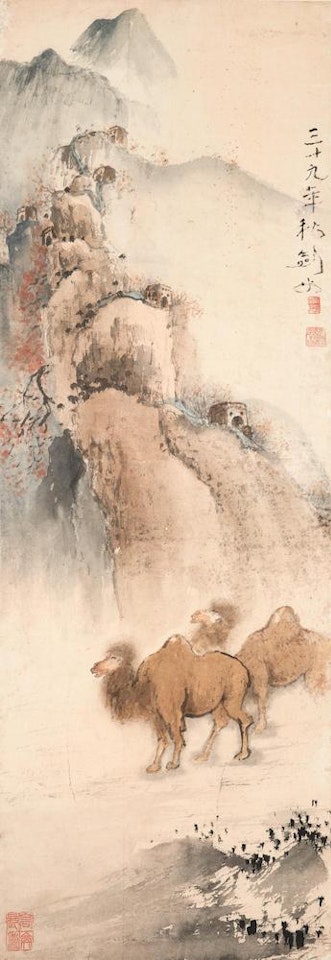 Camels by Gao Jianfu