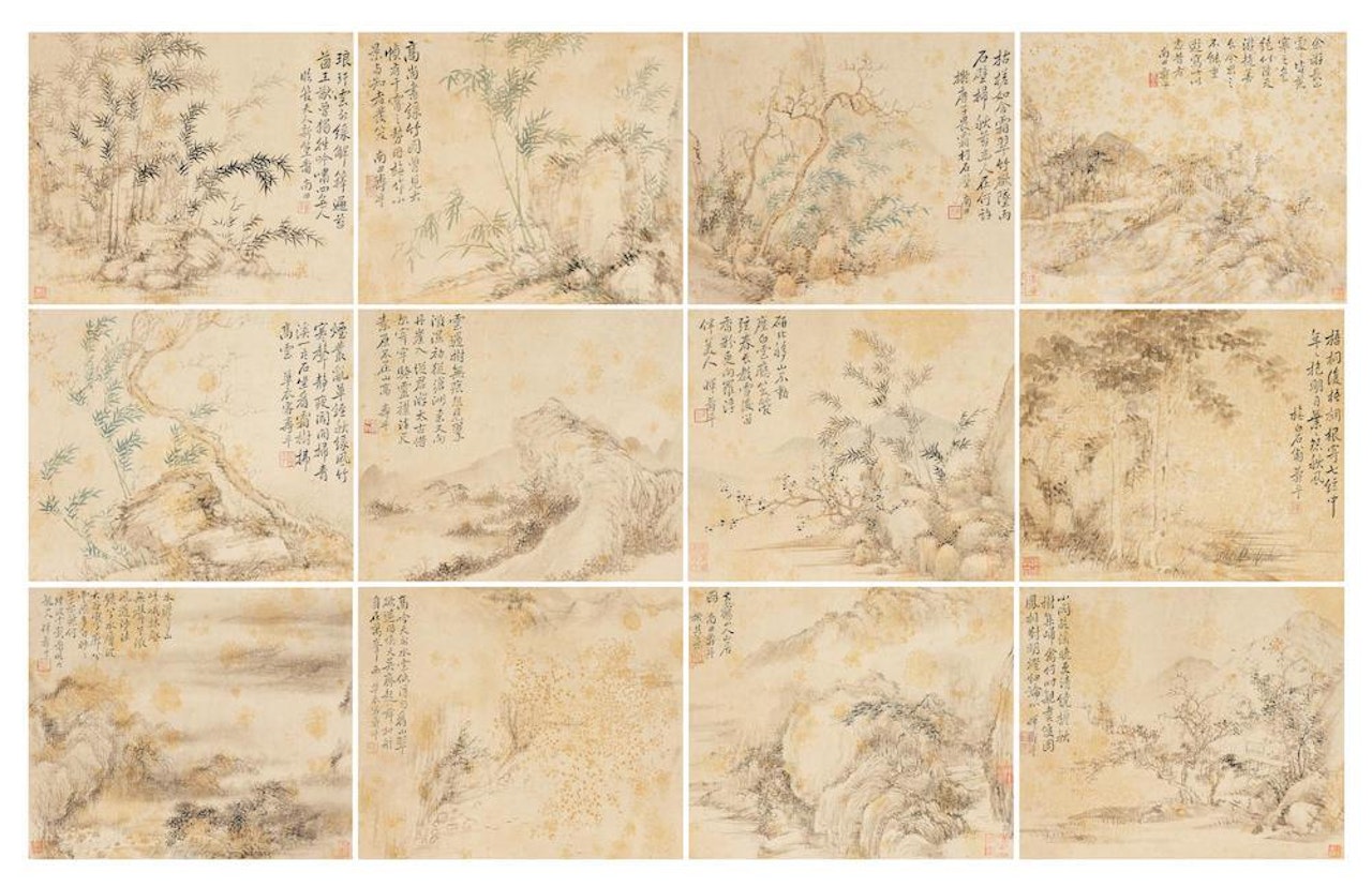 Album of Landscapes and Flowers by Yun Shouping