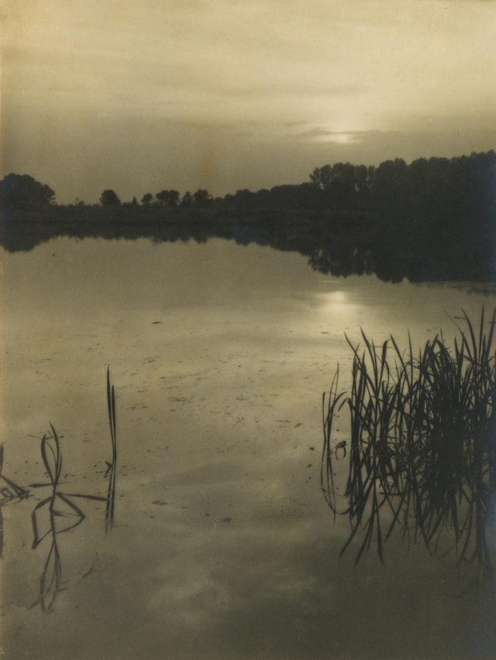 Lake At Sunset by Josef Sudek