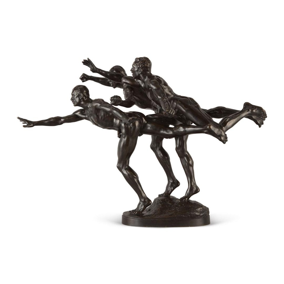 AU BUT (THE FINISHING LINE) by Alfred Boucher