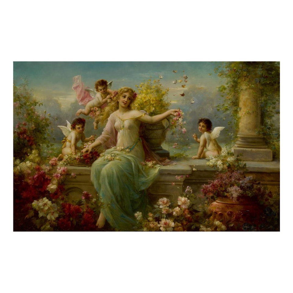 FLEURS PRINTANIÈRES by Hans Zatzka