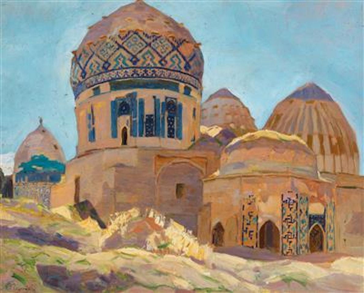 Shah-i-Zinda Samarkand by Alessio Issupoff