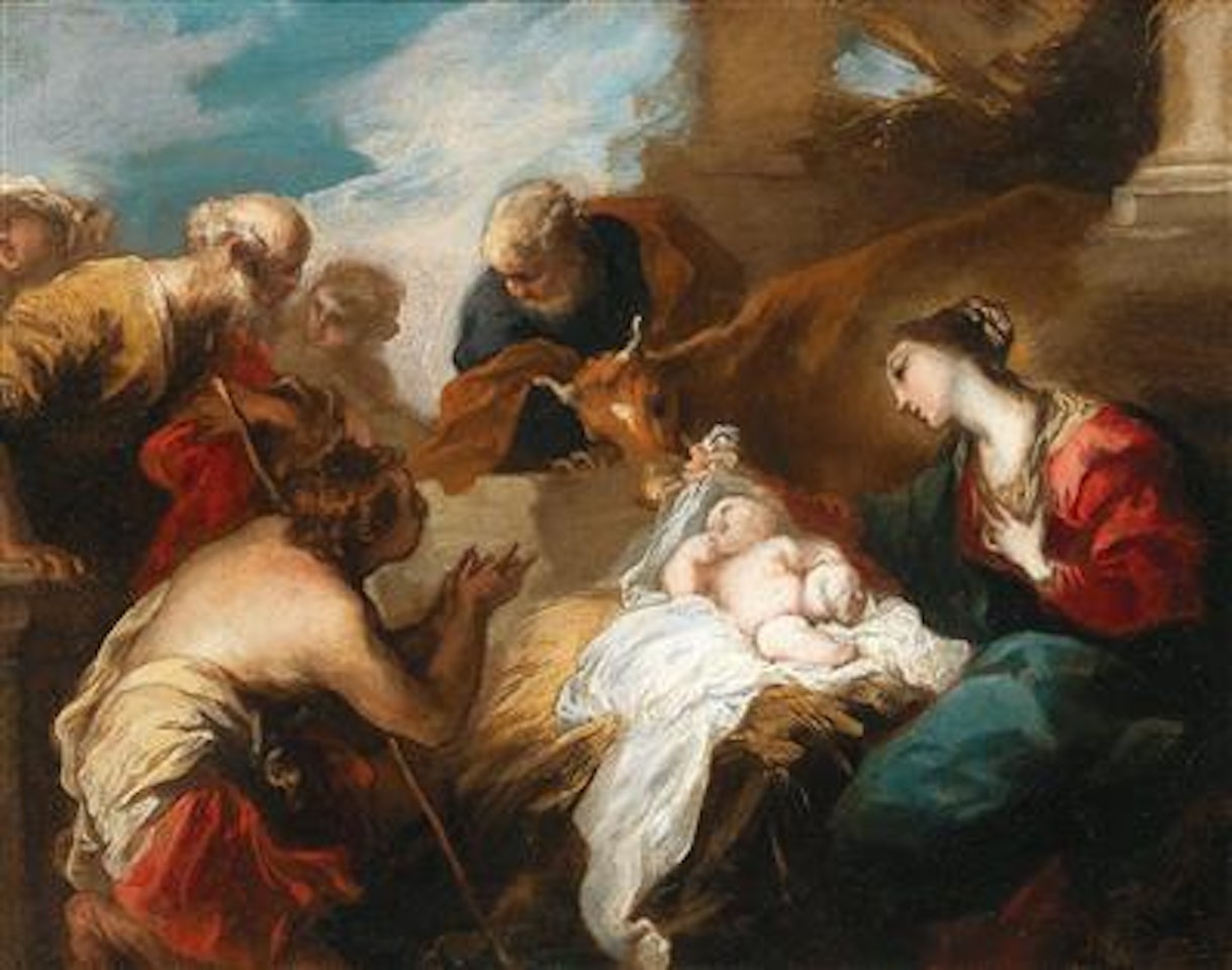 Adoration of the Shepherds by Valerio Castello