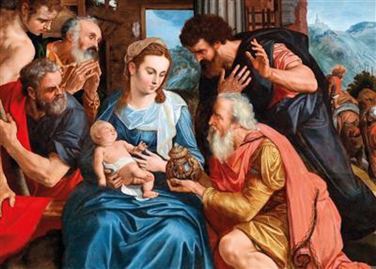 The Adoration of the Magi by Adriaen Thomas Key
