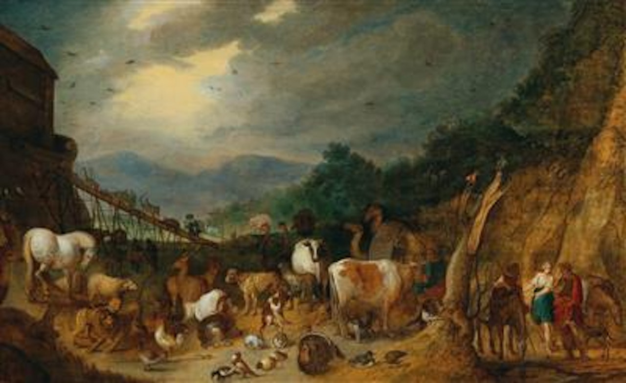 Noah's Ark The Entry of the Animals by Adriaen van Stalbemt