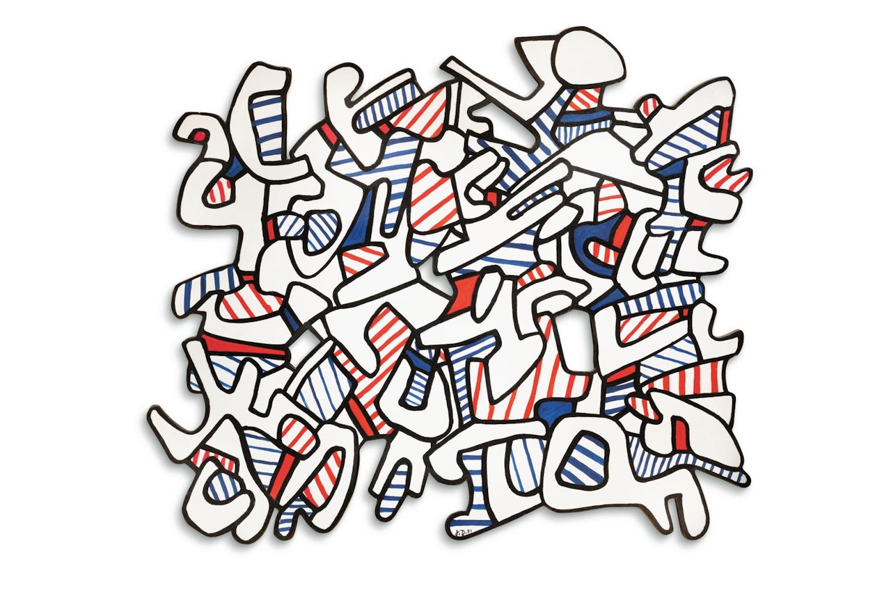MASSIF AUX ECHANCRES by Jean Dubuffet