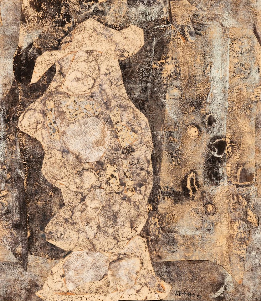 TÊTE D'HOMME, ÉTRANGE FRUIT by Jean Dubuffet
