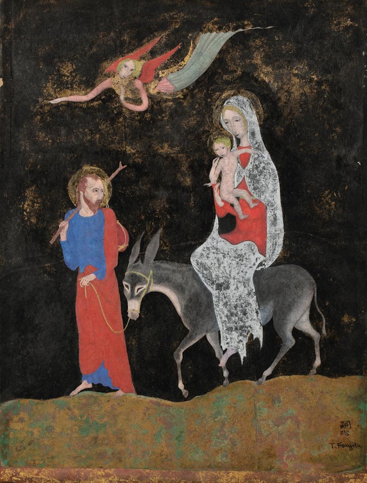 LA SAINTE FAMILLE by Leonard Tsuguharu Foujita