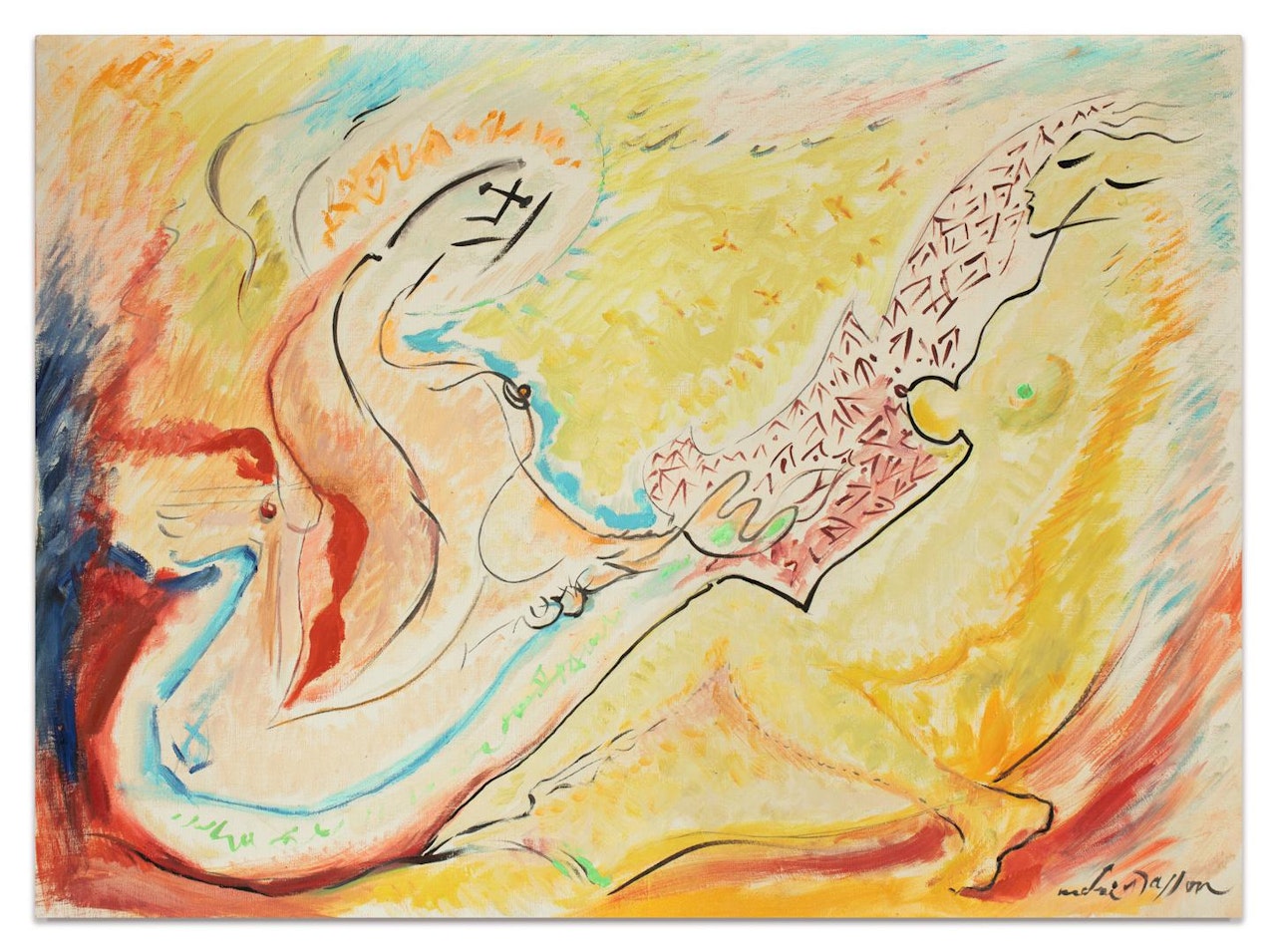 LA NOUVELLE DAPHNÉ, SUITE ENTREVISIONS by André Masson