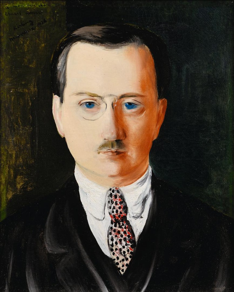 PORTRAIT D'ERNEST ROUVIER by Moïse Kisling