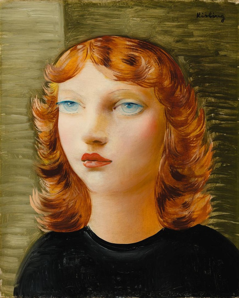 JEUNE FILLE ROUSSE by Moïse Kisling