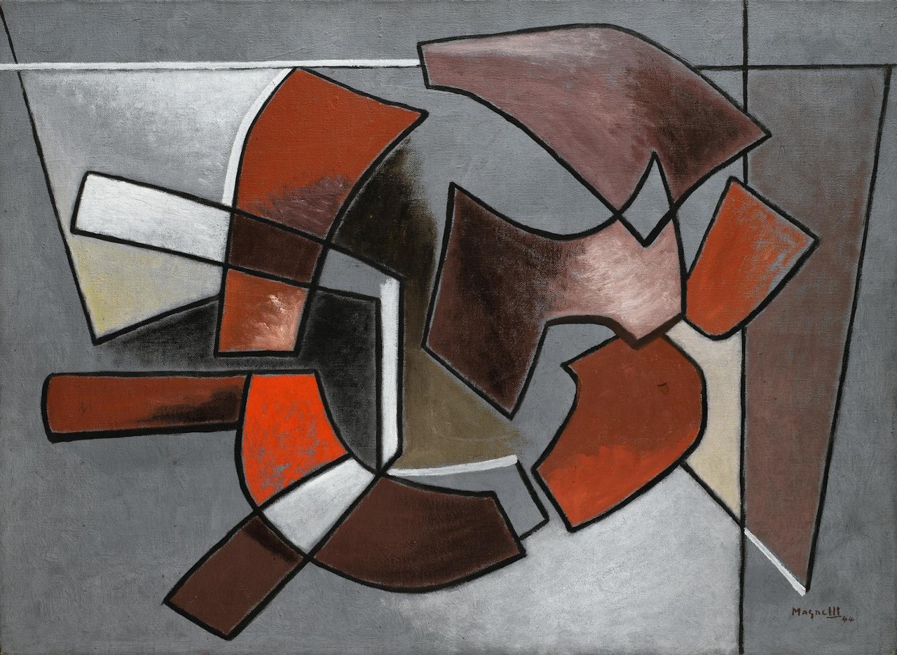A TRAVERS LES ESPACES by Alberto Magnelli