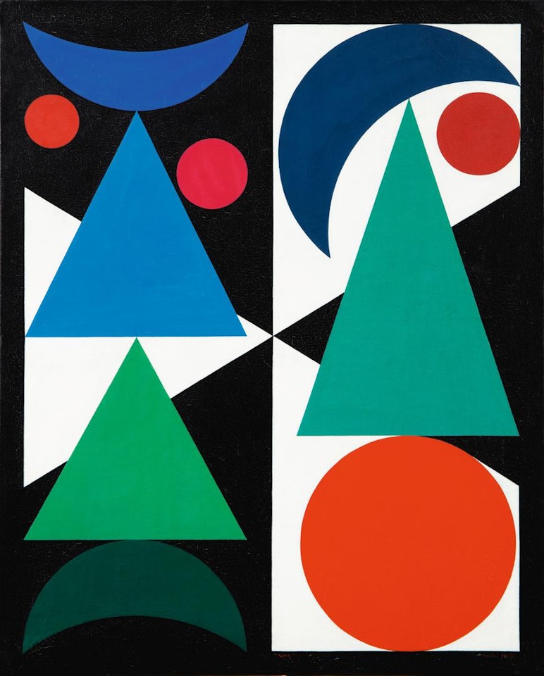 ROSE III by Auguste Herbin