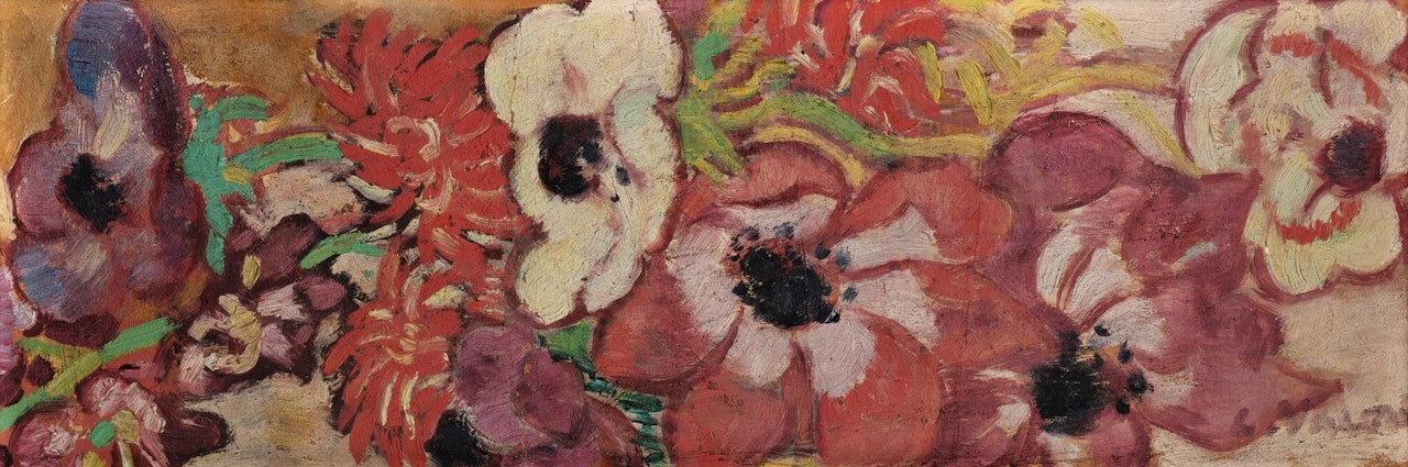 PANNEAU D'ANÉMONES by Louis Valtat
