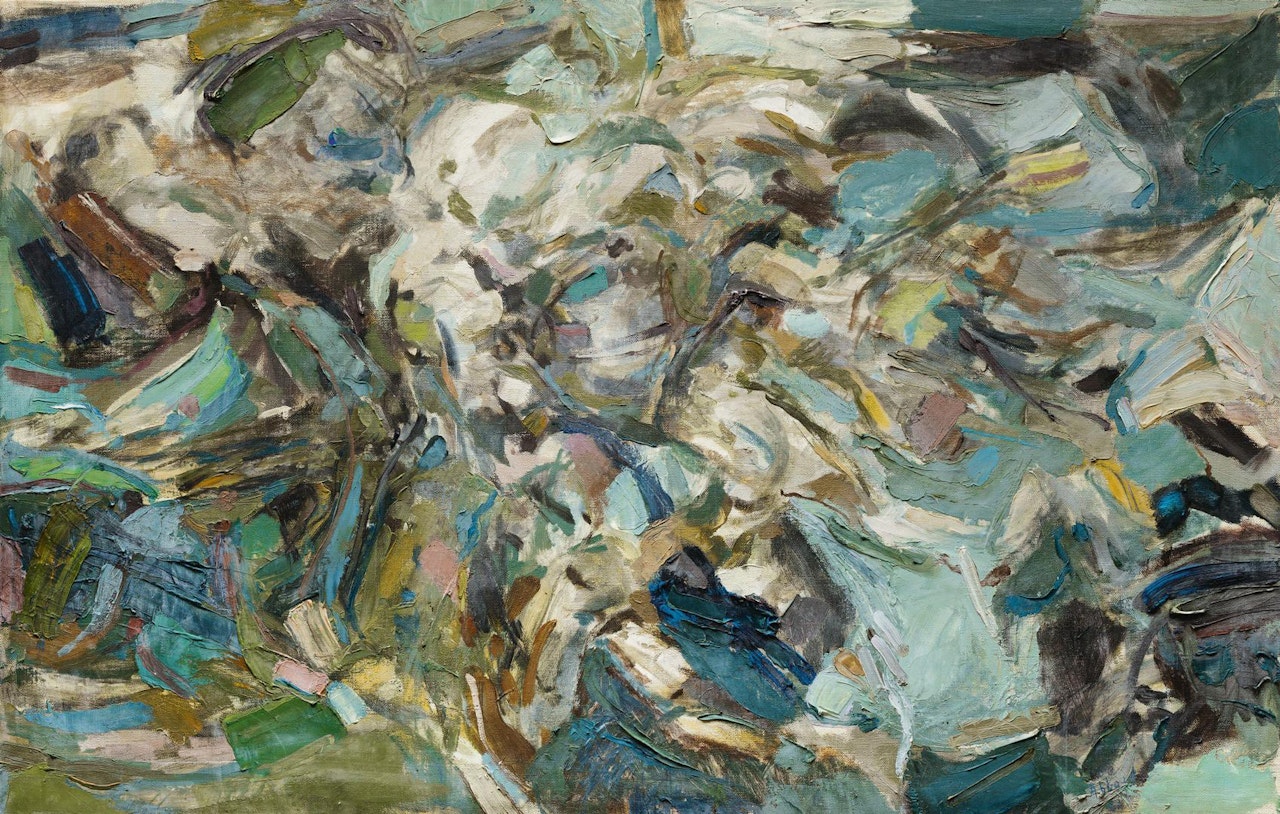 BLEUS ROMPUS (BROKEN BLUE), N°91 by Shafic Abboud